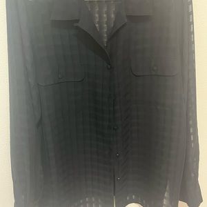 Liz Baker sheer blouse sz 16
